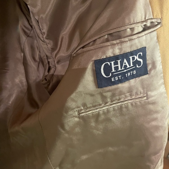 Chaps Tan Sport Coat with Notched Lapels - Picture 11 of 15